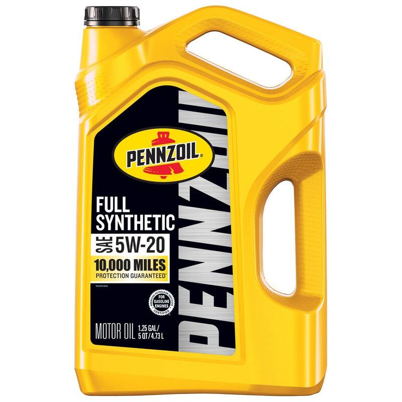 Pennzoil Full Synthetic SAE 5W 20 Motor Oil 5 qt. - 550058599