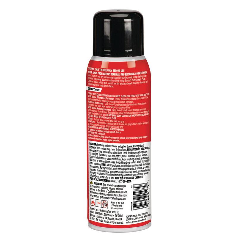 Gumout 14 oz. Jet Spray Carb/Choke and Parts Cleaner - 800002231