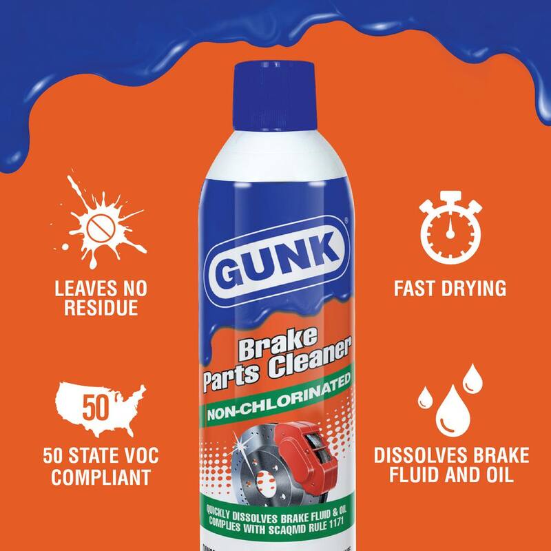 GUNK 14 fl oz. Non-Chlorinated Brake Cleaner Spray - M710/6