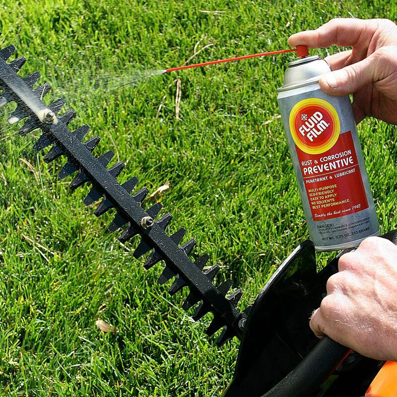 FLUID FILM Long Lasting Rust and Corrosion Protectant, Lubricant and Penetrant - Solvent Free/Non-Toxic/Non-Hazardous Lanolin Based - AS11