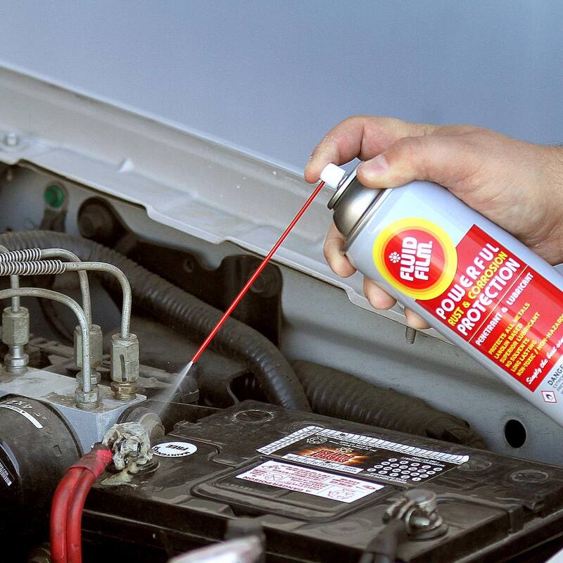 FLUID FILM Long Lasting Rust and Corrosion Protectant, Lubricant and Penetrant - Solvent Free/Non-Toxic/Non-Hazardous Lanolin Based - AS11