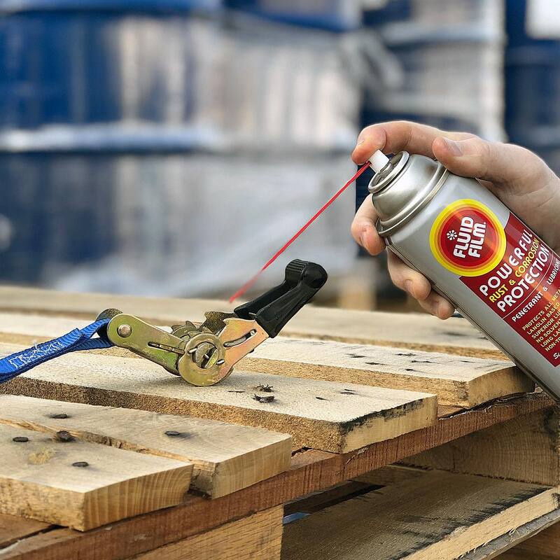 FLUID FILM Long Lasting Rust and Corrosion Protectant, Lubricant and Penetrant - Solvent Free/Non-Toxic/Non-Hazardous Lanolin Based - AS11