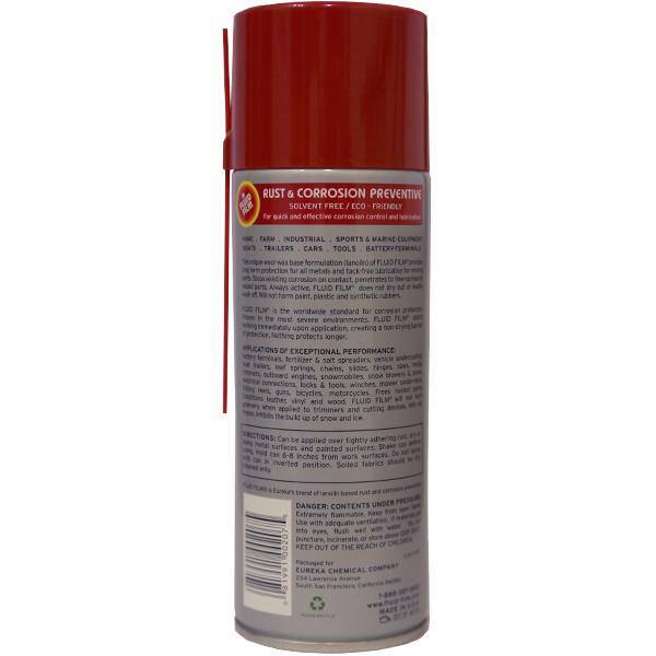 FLUID FILM Long Lasting Rust and Corrosion Protectant, Lubricant and Penetrant - Solvent Free/Non-Toxic/Non-Hazardous Lanolin Based - AS11