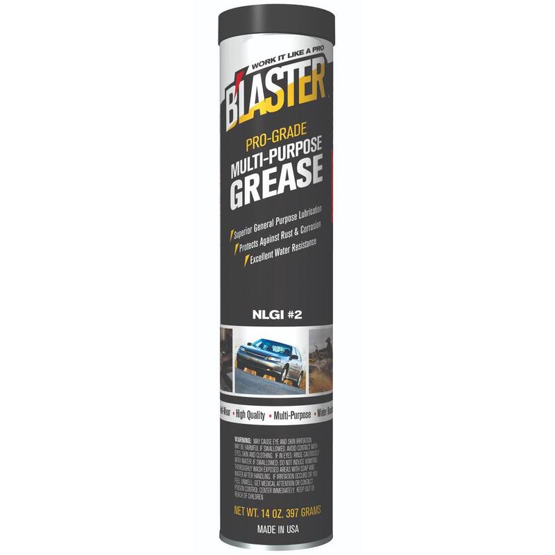 Blaster 14 oz. Pro-Grade Multi-Purpose Grease Cartridge for Grease Gun - GR-14C-MP