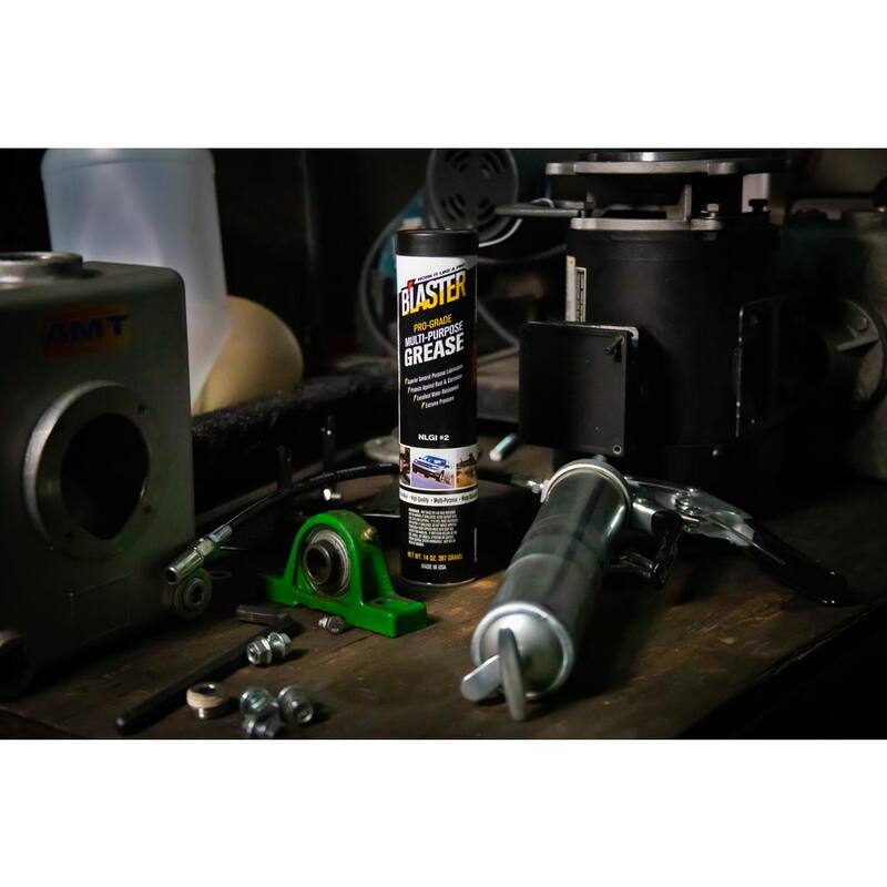 Blaster 14 oz. Pro-Grade Multi-Purpose Grease Cartridge for Grease Gun - GR-14C-MP