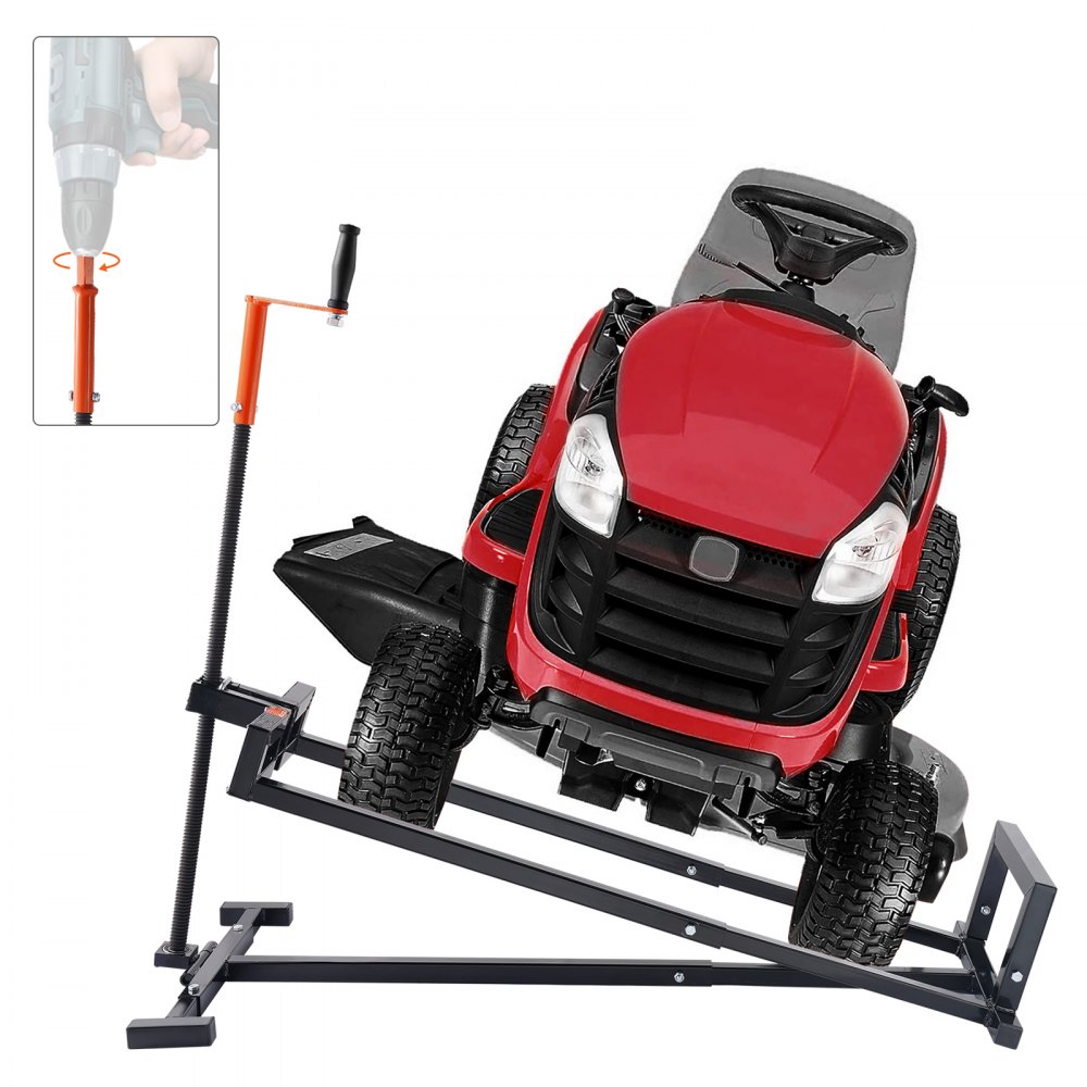 880 Lbs Ride on Lawn Mower Lift Jack for Lawn Mowers and Garden Tractors - GCJSJJSGS880KCFZHV0