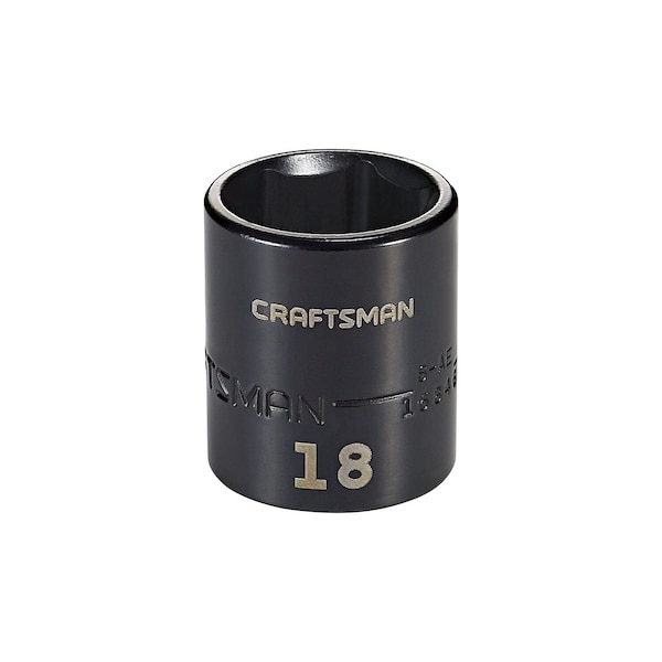 Craftsman Sockets, 3/8" Drive 18mm Metric Impact S - CMMT15846