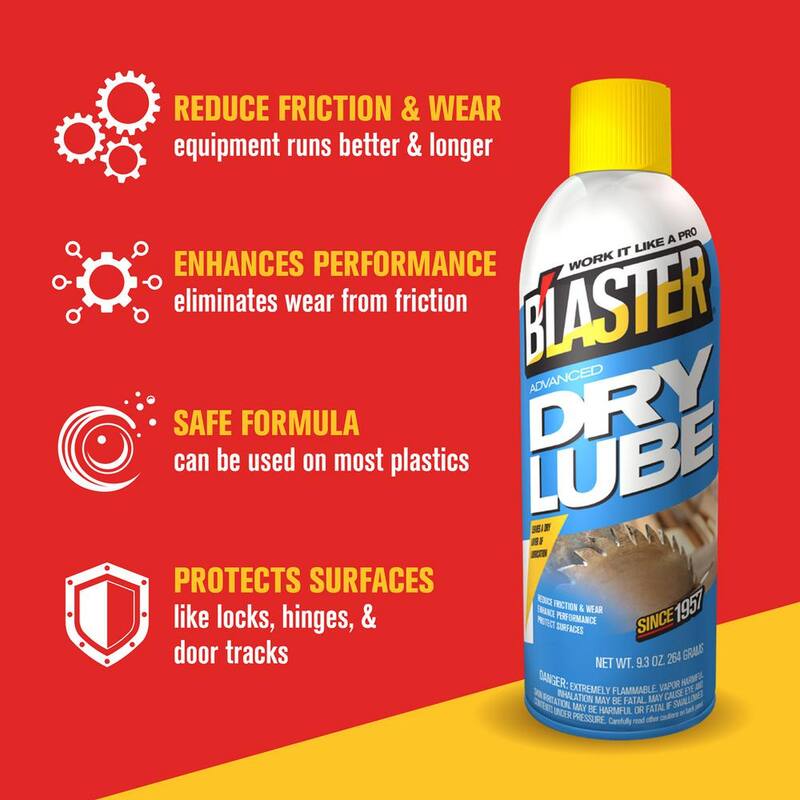 Blaster 9.3 oz. Advanced Dry Lube Spray Lubricant - 16-TDL