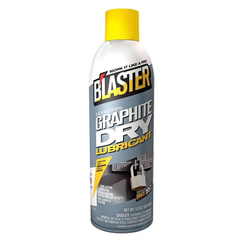 Blaster 5.5 oz. Industrial Graphite Dry Lubricant Spray - 8-GS