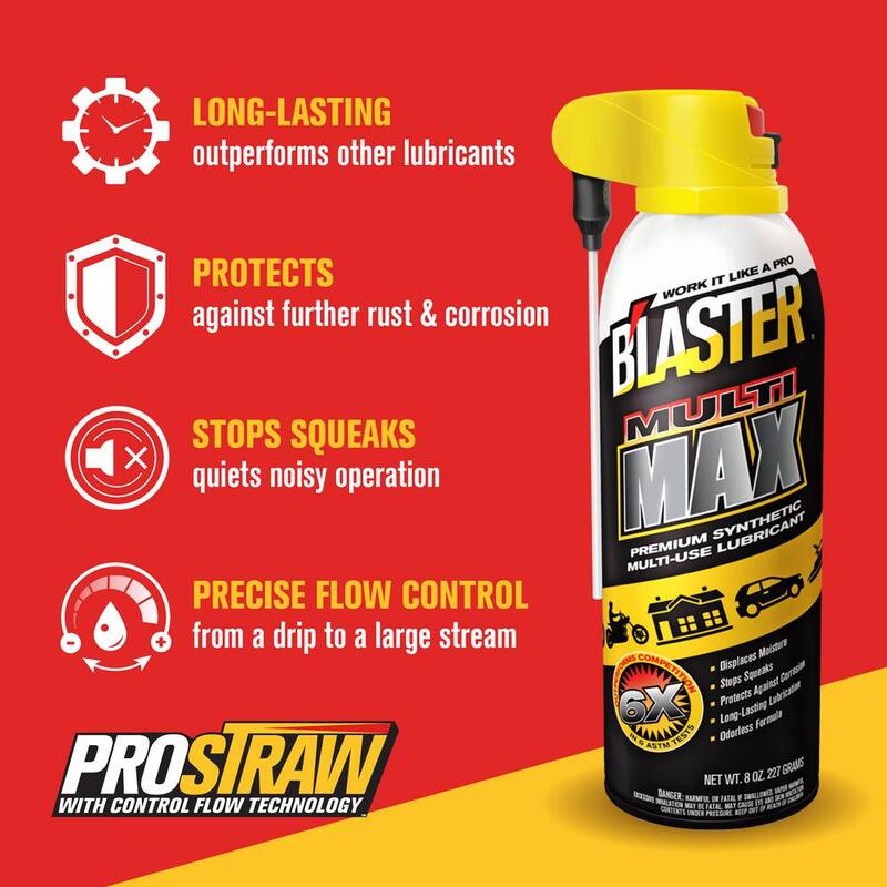 Blaster 10 oz. Multi-Max Premium Synthetic Multi-Use Lubricant Spray - 16-MM-DS