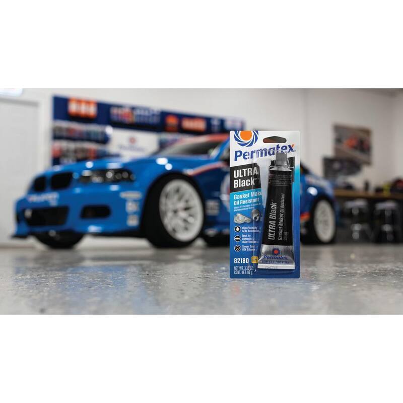 Permatex 3 oz. Ultra Black Maximum Oil Resistance RTV Silicone Gasket Maker - 82180