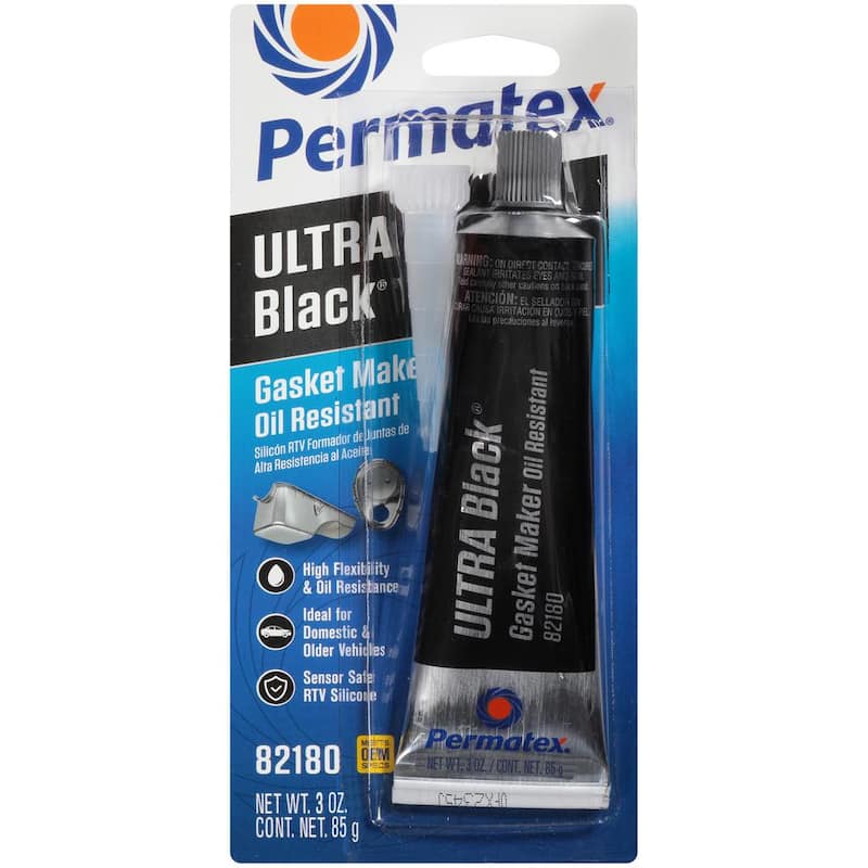 Permatex 3 oz. Ultra Black Maximum Oil Resistance RTV Silicone Gasket Maker - 82180