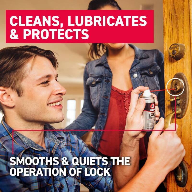 3-IN-ONE 2.5 oz. Lock Dry Lube, Lock Lube and Penetrant - 120074