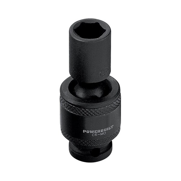 Alltrade Tools Powerbuilt 3/8in Drive 6 Pt. Metric Universal Impact Socket 11mm - - 647224