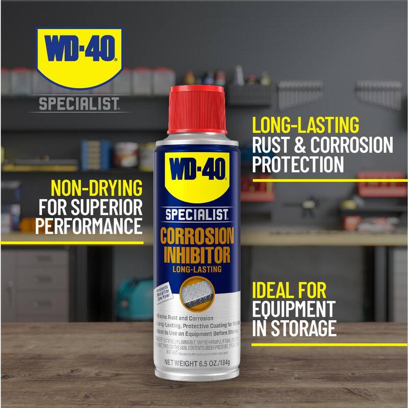 WD-40 SPECIALIST 6.5 oz. Corrosion Inhibitor, Long-Lasting Anti-Rust Spray - 300035