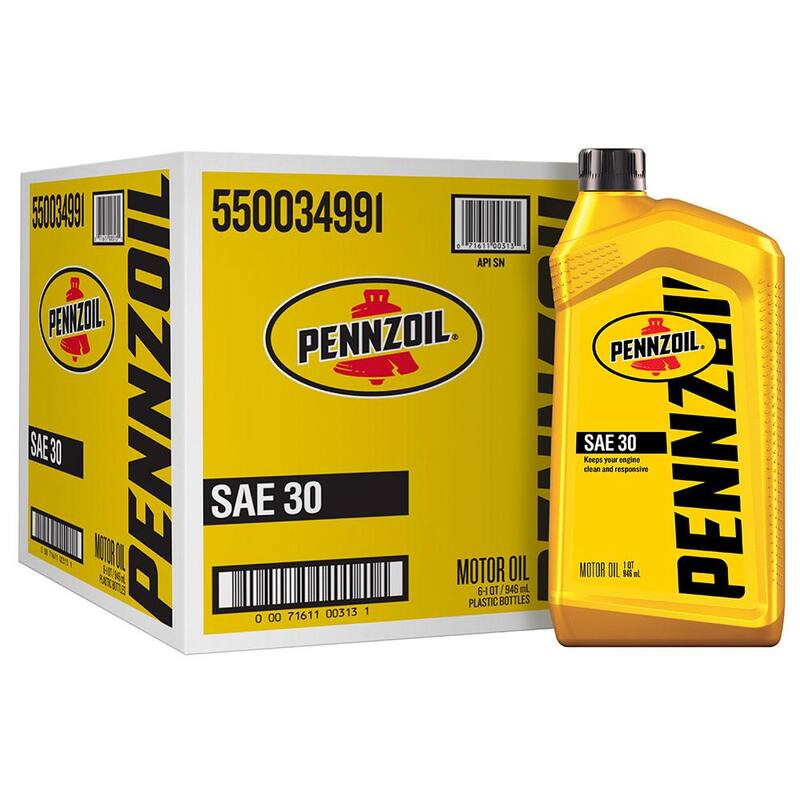 Pennzoil SAE 30 Motor Oil 1 qt. - 550034991