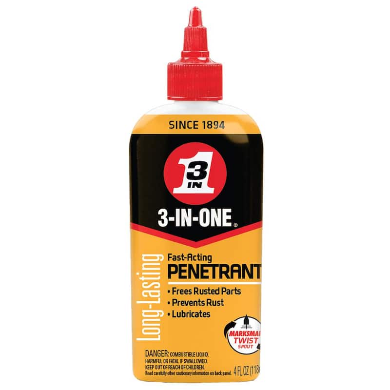 3-IN-ONE 4 oz. Fast-Acting Penetrant Drip Oil - 120015
