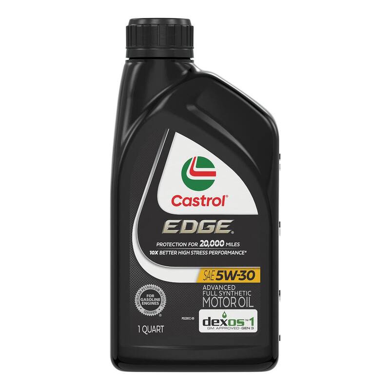 CASTROL EDGE 5W-30 Advanced Full Synthetic Motor Oil, 1 qt. - 15D3BC