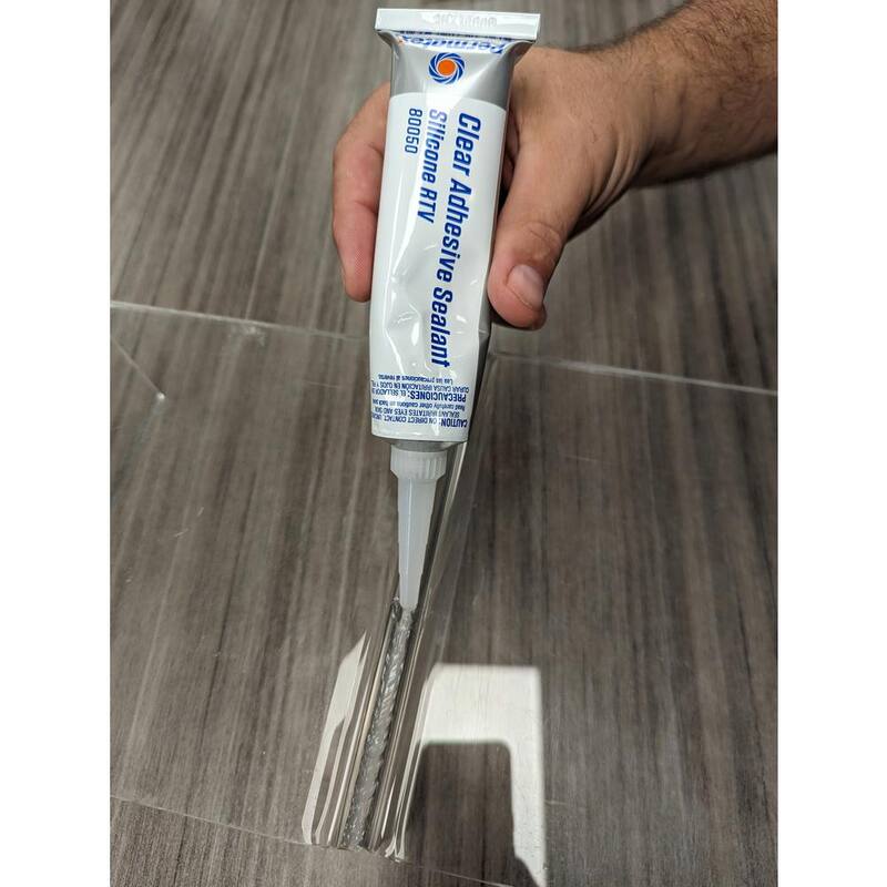 Permatex 3 oz. Clear Silicone Adhesive Sealant - 75151