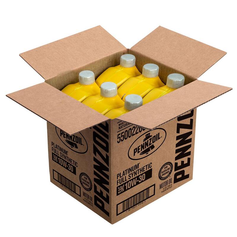 Pennzoil Platinum SAE 10W-30 Full Synthetic Motor Oil 1 Qt. - 550022687