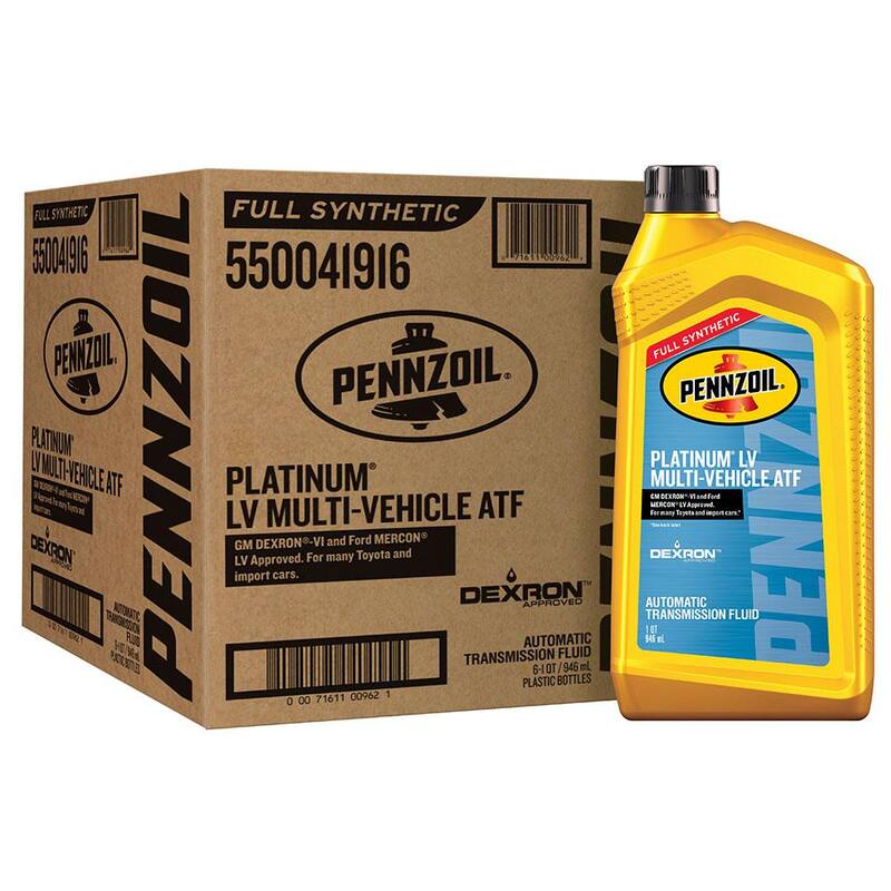 Pennzoil Platinum LV Multi-Vehicle Automatic Transmission Fluid 1 Qt. - 550041916