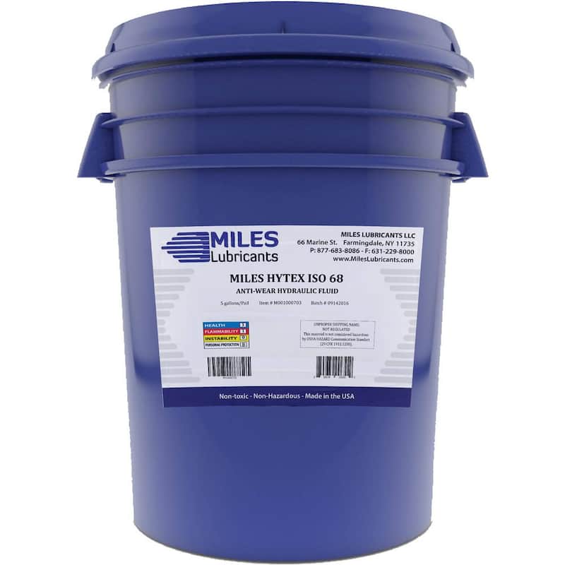 Miles Lubricants Hytex 5 Gal. ISO 68 Anti-Wear Hydraulic Fluid Pail - M001000703