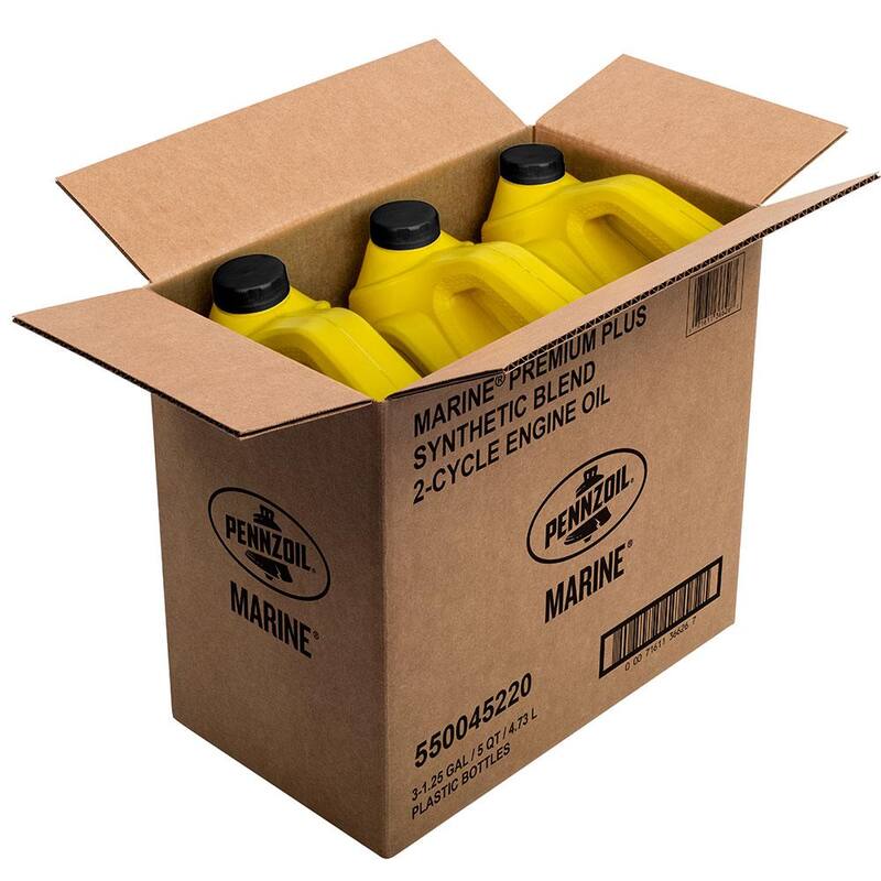 Pennzoil Marine Premium Plus 2-Cycle Synthetic Blend Oil 1 Gal. - 550045220