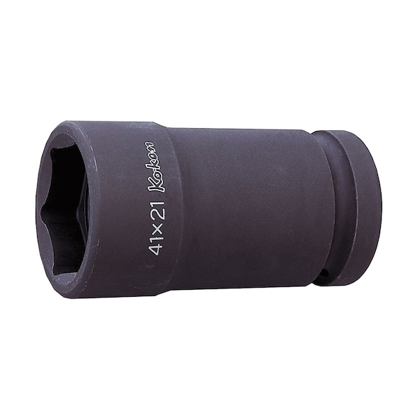 Ko-Ken Rear Wheel Nut Socket 41 x 21mm Hex x Square 105mm Long 1 Sq. Drive - PW8L-41X21