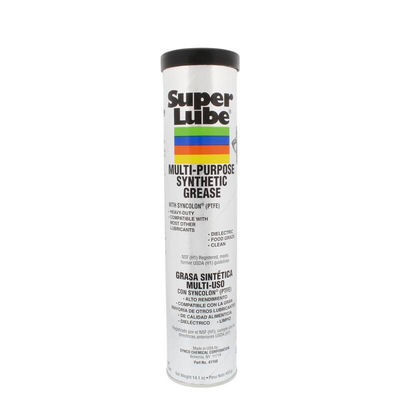 Super Lube 400 g 14.1 oz. Cartridge Synthetic Grease with Syncolon PTFE - 41150