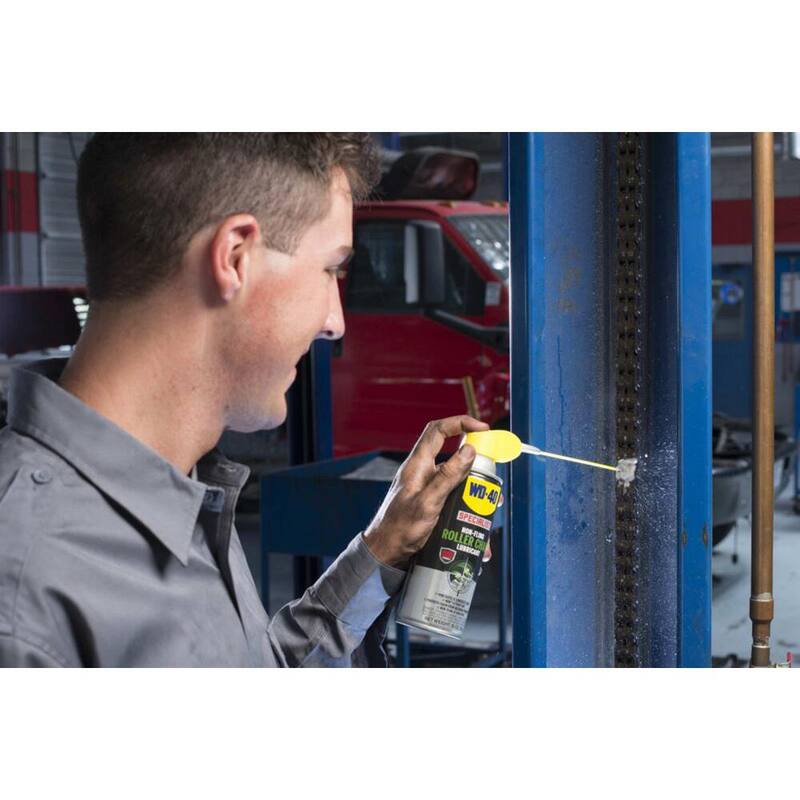 WD-40 SPECIALIST 10 oz. Roller Chain Lube, Non-Fling Lubricant with Smart Straw Spray - 30049