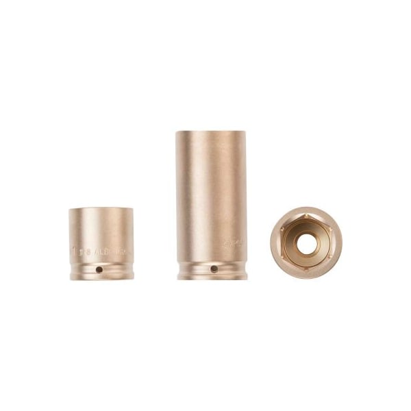 Ampco Safety Tools AMPCO® DWI-1/2D15/16 Non-Sparking Deep Well Impact Socket, 1/2" Drive, 15/16" - DWI-1/2D15/16