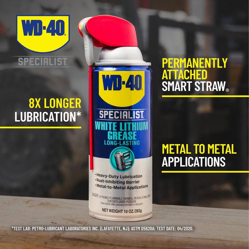 WD-40 SPECIALIST 10 oz. White Lithium Grease (2-Pack) - 611833