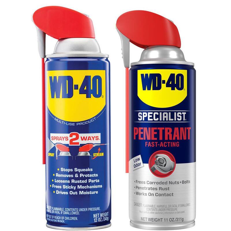 WD-40 SPECIALIST 12 oz. Original WD-40 formula and 11 oz. Specialist Penetrant - 611932