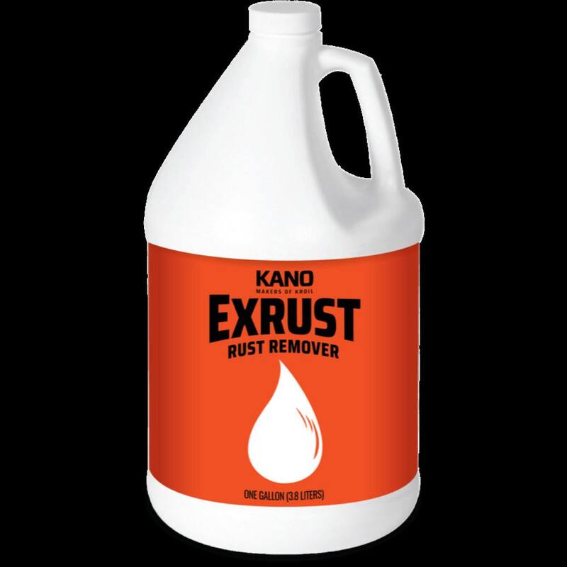 KROIL Rust Remover, Industrial-Grade, Effective, For Use on Ferrous Metals, Soak or Spray, 50-State VOC Compliant - EX011