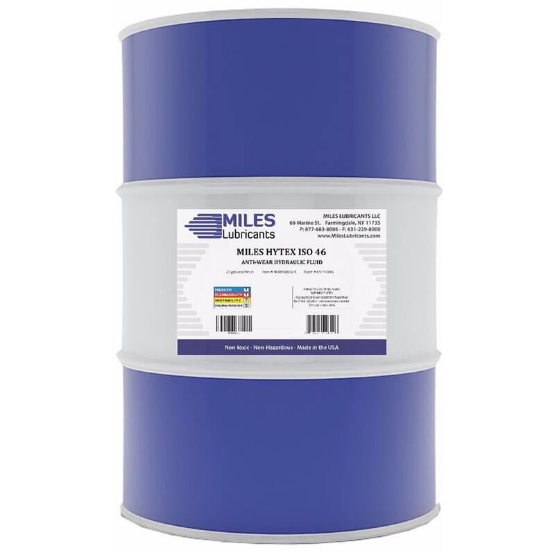 Miles Lubricants Hytex 55 Gal. ISO 46 Anti-Wear Hydraulic Fluid Drum - M001000601
