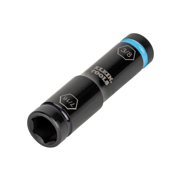 Klein Tools Flip Impact Socket, 7/16 and 3/8-Inch - 66077