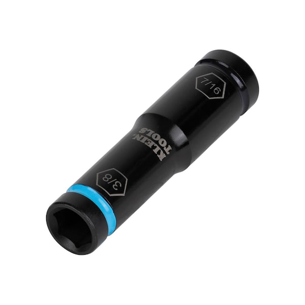 Klein Tools Flip Impact Socket, 7/16 and 3/8-Inch - 66077