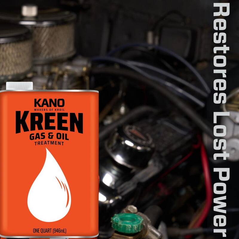 KROIL Gas and Oil Treatment, All-In-One, Engine Additive, Gas or Diesel Engines, Industrial Grade, 50-State VOC Compliant - KR011