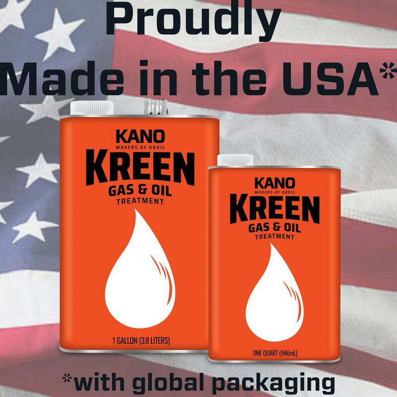 KROIL Gas and Oil Treatment, All-In-One, Engine Additive, Gas or Diesel Engines, Industrial Grade, 50-State VOC Compliant - KR011