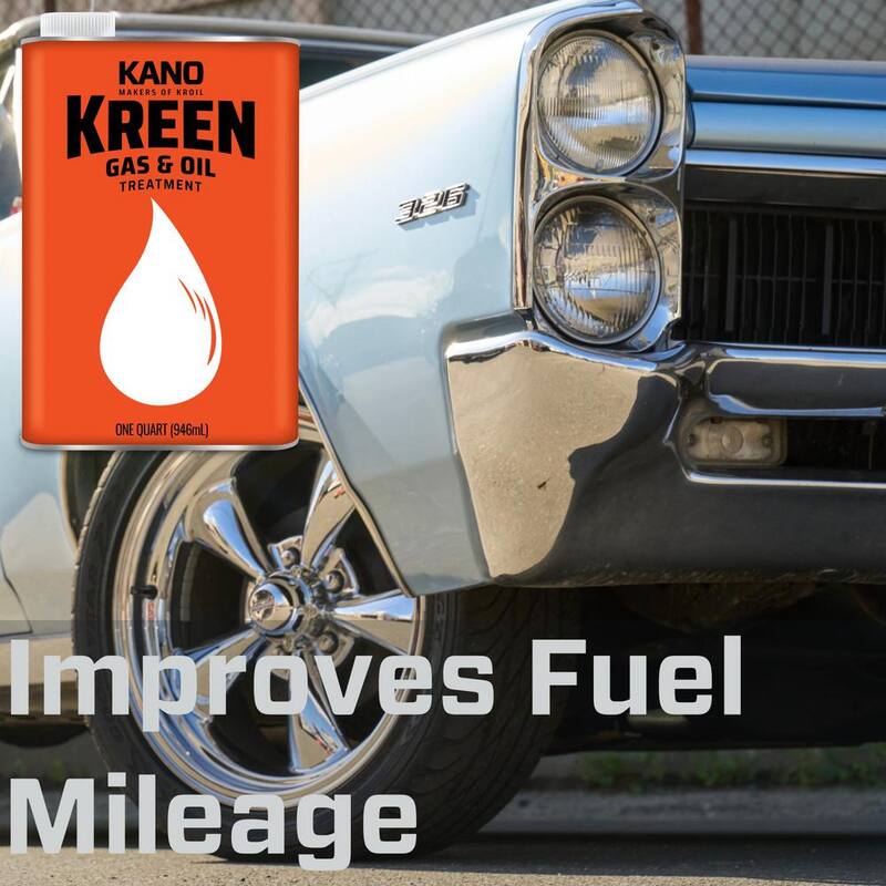 KROIL Gas and Oil Treatment, All-In-One, Engine Additive, Gas or Diesel Engines, Industrial Grade, 50-State VOC Compliant - KR011