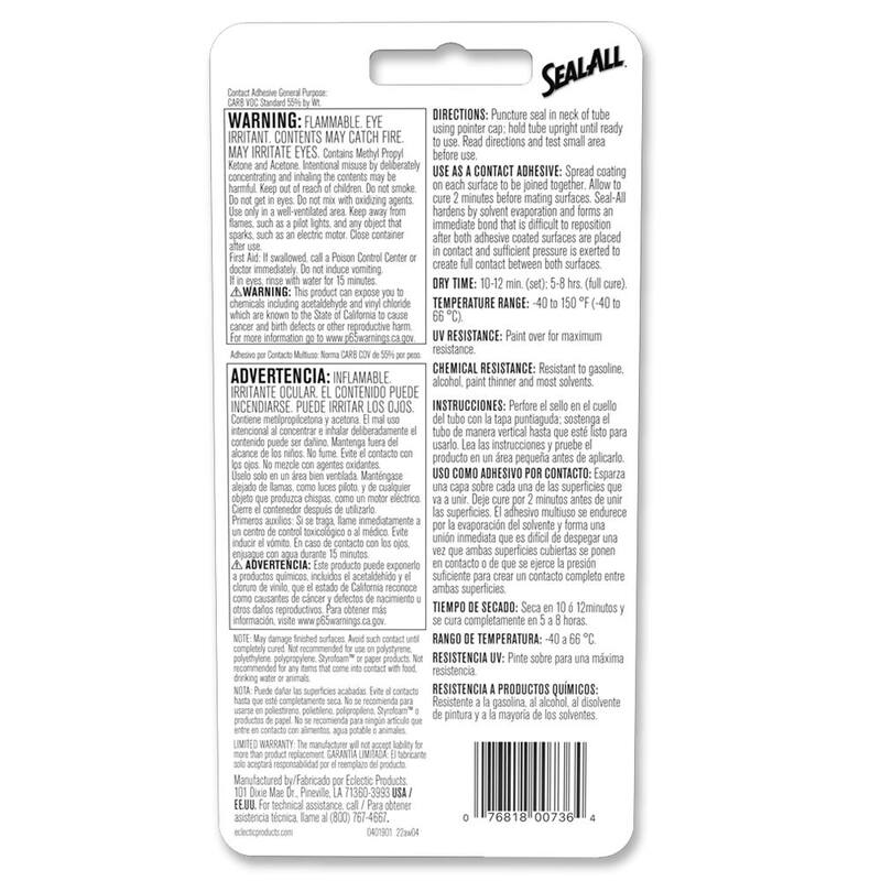 Seal--All 1 fl. oz. Adhesive and Sealant (6-Pack) - 380000