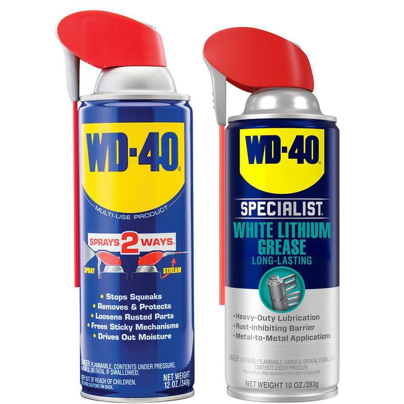 WD-40 SPECIALIST 12 oz. Original WD-40 Formula and 10 oz. White Lithium Grease - 611925