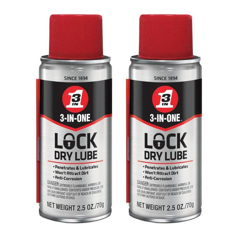 3-IN-ONE 2.5 oz. Lock Lube (2-Pack) - 612052