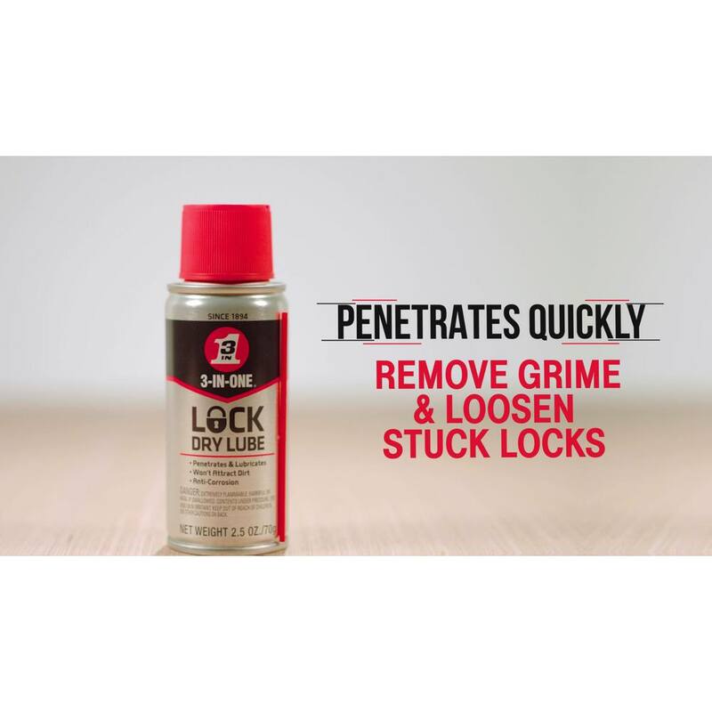 3-IN-ONE 2.5 oz. Lock Lube (2-Pack) - 612052