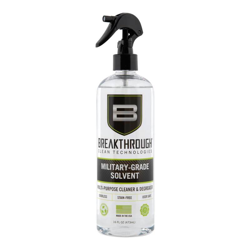 B BREAKTHROUGH CLEAN TECHNOLOGIES 16 oz. Military-Grade Solvent Bottle Clear - BTS-16OZ