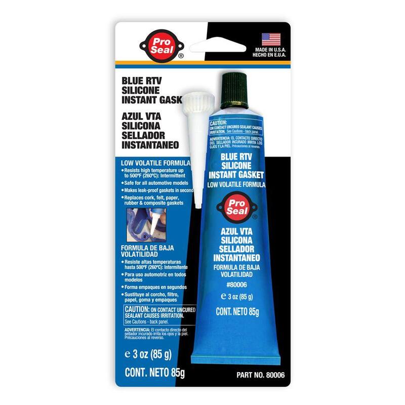 ProSeal 3 oz. Blue RTV Silicone Instant Gasket (12-Pack) - 80006