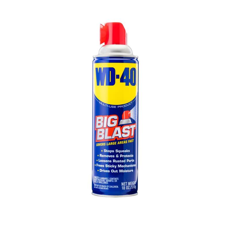 WD-40 18 oz. Big Blast, Multi Purpose Lubricant Spray (2-Pack) - 612090