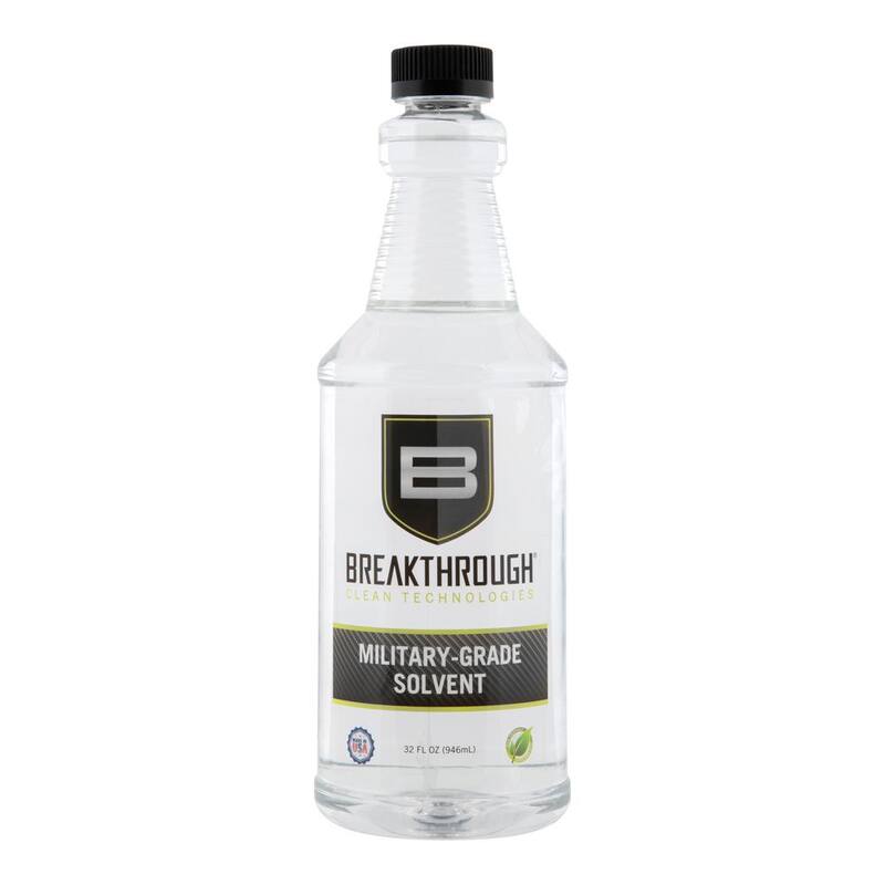 B BREAKTHROUGH CLEAN TECHNOLOGIES 32 oz. BCT Military-Grade Solvent Bottle Clear - BTS-32OZ