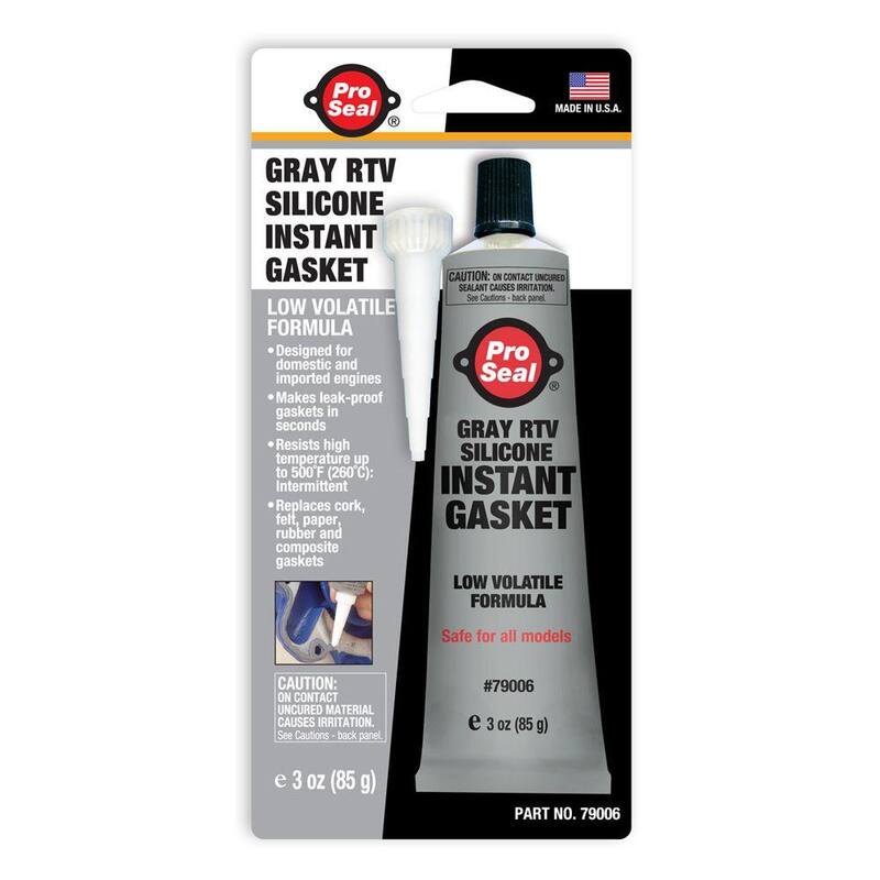 ProSeal 3 oz. Gray RTV Silicone Instant Gasket (12-Pack) - 79006