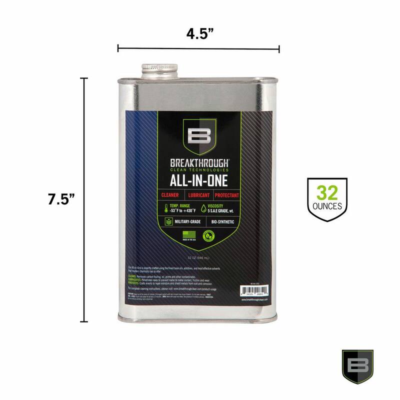 B BREAKTHROUGH CLEAN TECHNOLOGIES 32 oz. BCT Battle Born Bio-Synthetic All-In-One (CLP) Cleaner Lubricant and Protectant Can - BB-AIO-32OZ